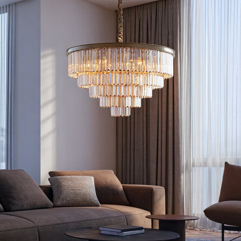 Santorini Lysekrone Ø80 Amber