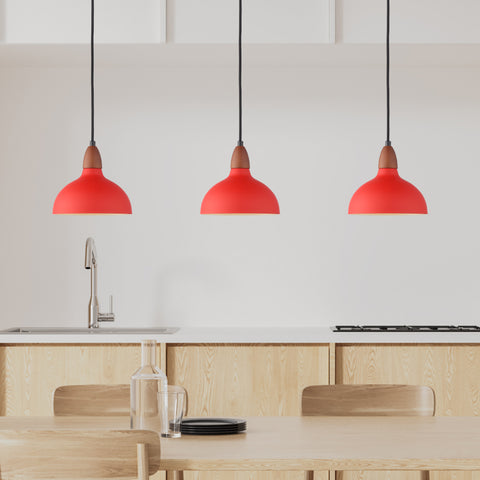Oak Pendel Ø19 Rød