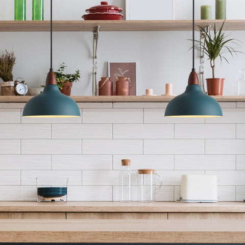 Oak Pendel Ø24 Petroleum