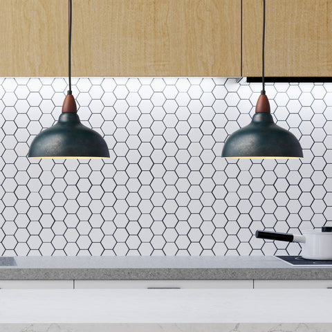 Oak Pendel Ø24 Galvaniseret Blå