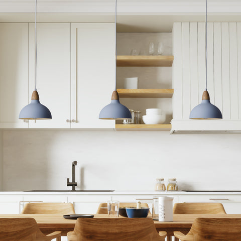 Oak Pendel Ø19 Lyseblå