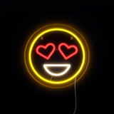 Emoji Love Neonskilt