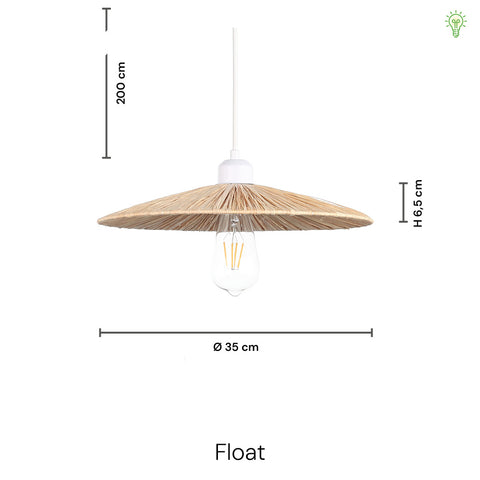 Float Raffia Pendel Ø35