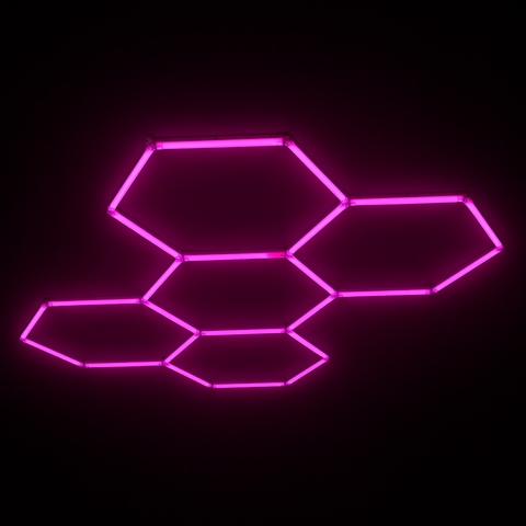 Hexagon Garage LED 5-Set RGB