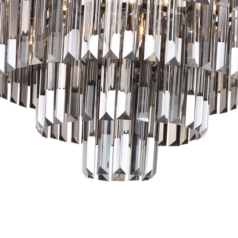 Santorini Lysekrone Ø60 Smoke