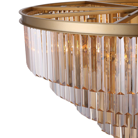 Santorini Lysekrone Ø80 Amber