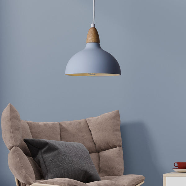 Oak Pendel Ø19 Lyseblå