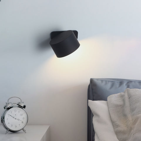 Ticky Magnetisk Væglampe Sort