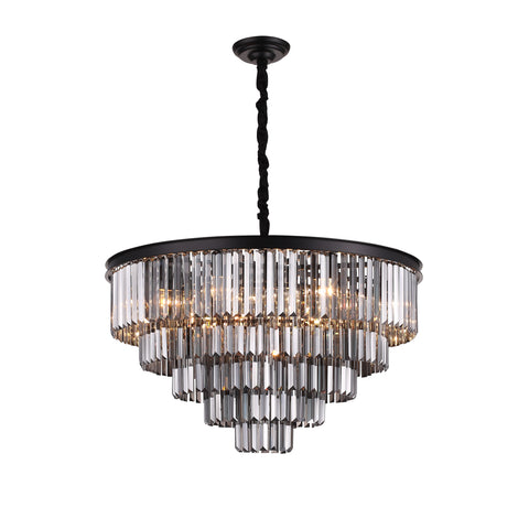 Santorini Lysekrone Ø80 Smoke