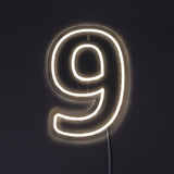 Tal 9 Neonskilt