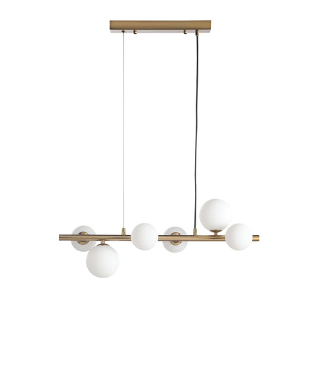 Valencia Langbordspendel 63cm Messing/Opal