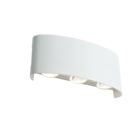 Ortelo 6W 17cm Væglampe Hvid