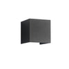 LED Væglampe IP65 12W Udendørs Sort