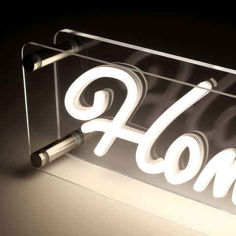 Home LED Neon Box Bordlampe