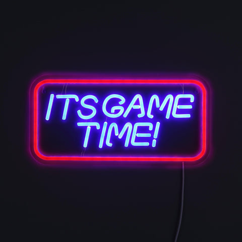 Its Game Time Neon Væglampe