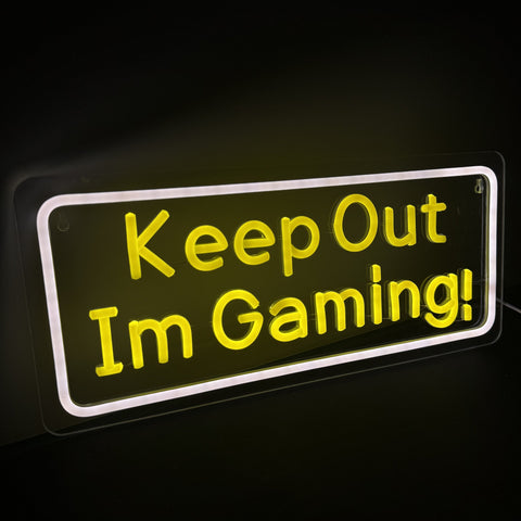 Keep Out Im Gaming Neon Væglampe