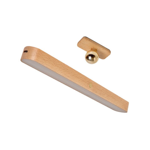 Timber Trådløs Væglampe Lyst Birketræ