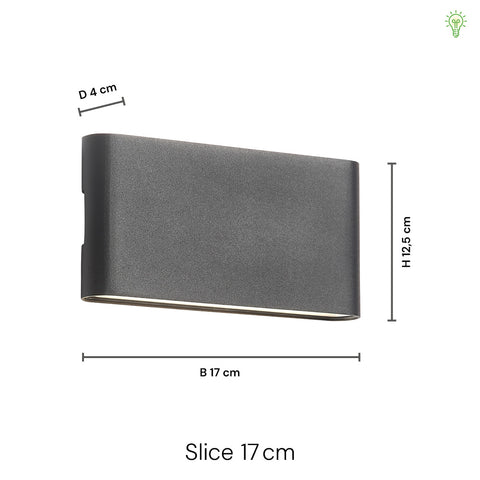 Slice 17cm LED IP54 Udendørs