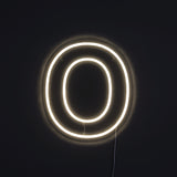 Bogstav O Neonskilt