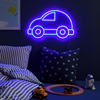 Bubble Car Neon Væglampe Blå