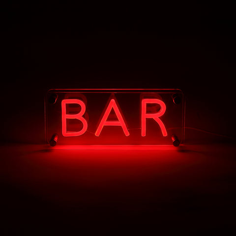 Bar LED Neon Box Bordlampe