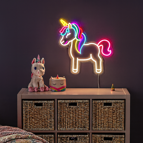 Unicorn Mama Neon Væglampe