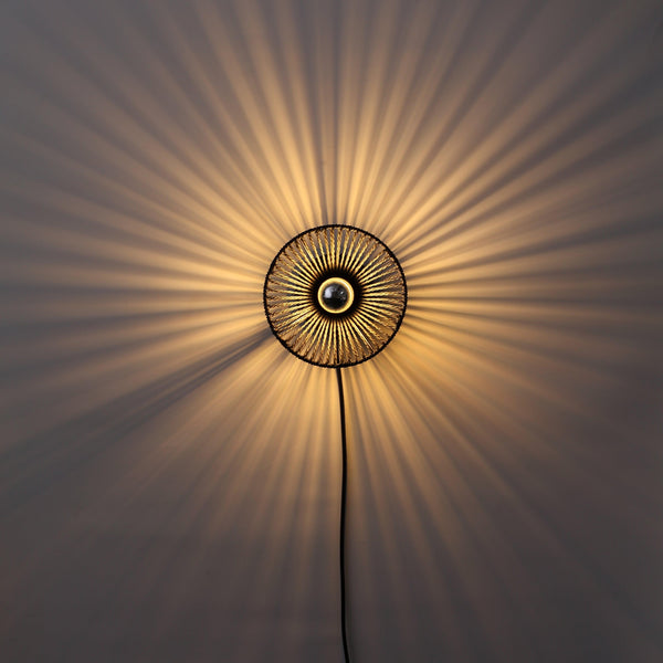 Wave Væglampe Ø20 Sort