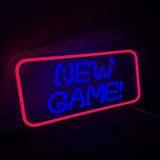 New Game Neonskilt