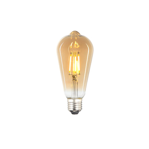 LED 4W ST64 Amber Dæmpbar (E27)