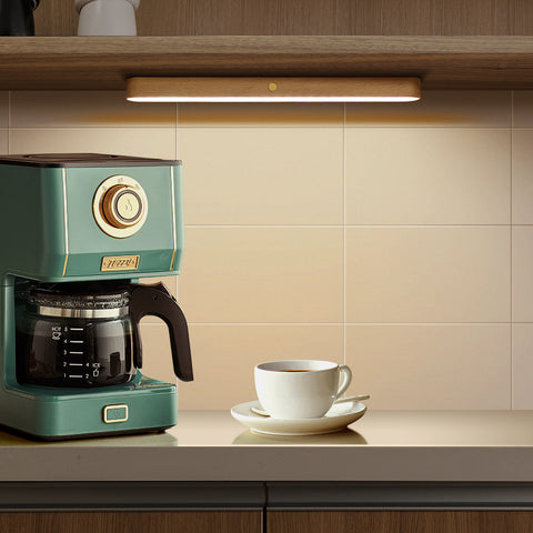 Timber Trådløs Væglampe Lyst Birketræ