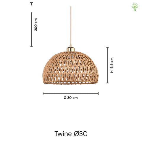 Twine Pendel Ø30