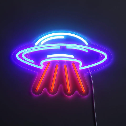 UFO Neon Væglampe