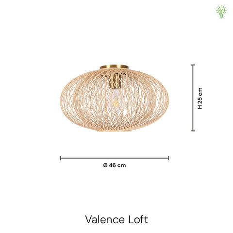 Valence Loftlampe Ø46 Sort
