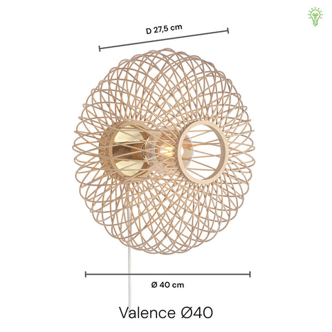 Valence Væglampe Ø40