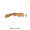 Wave Loftlampe Ø60