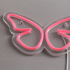 Butterfly Neon Væglampe Pink