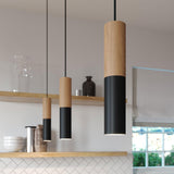 Tube Pendel Wood/Metal