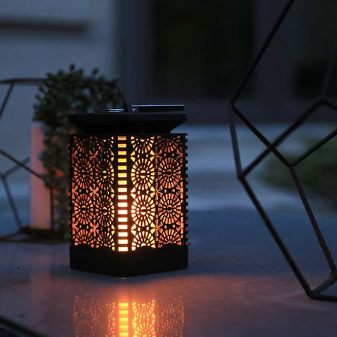 Solcelle LED Lanterne Flame
