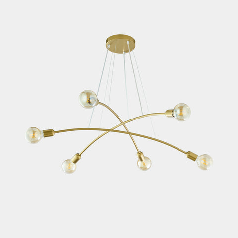 Helix 6-Pendel Messing