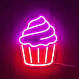 Cupcake Neonskilt