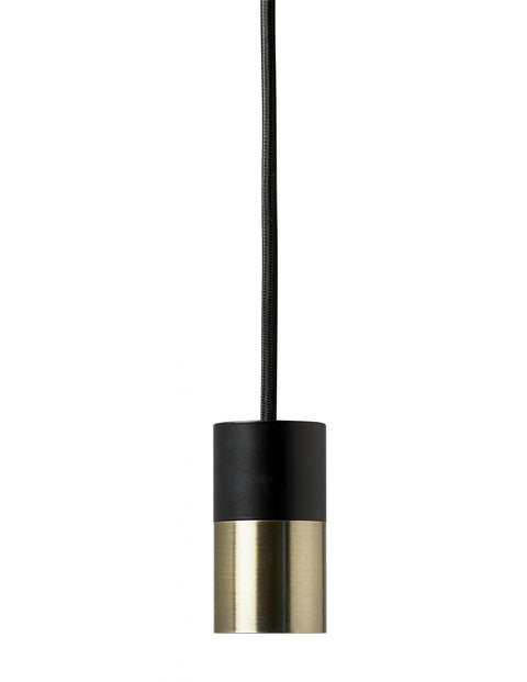 Nielsen Light P8 Fatningssæt Sort/Messing