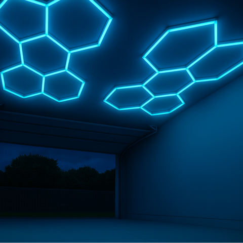 Hexagon Garage LED 5-Set RGB-Lightish-OutletLamper.dk