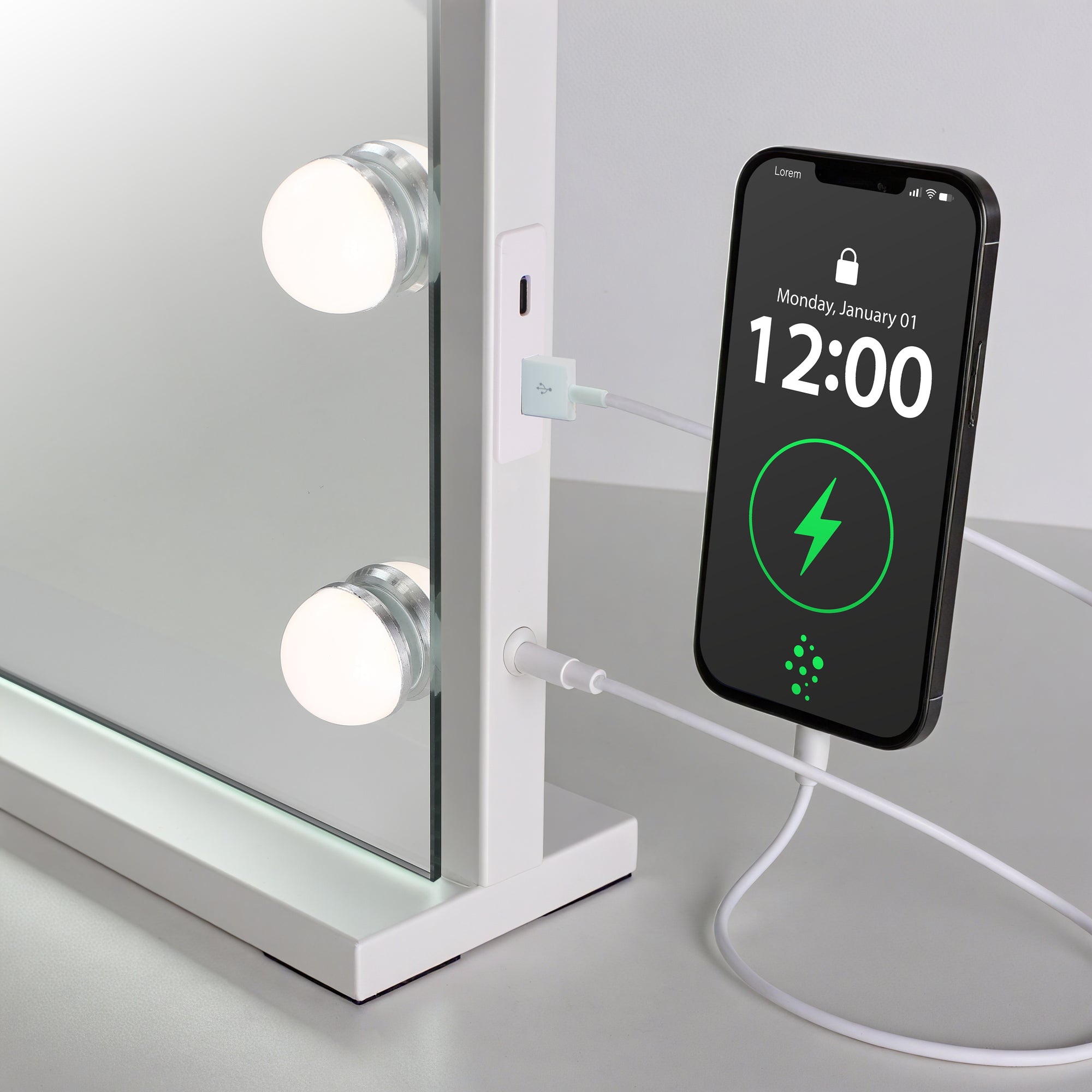 Monroe Makeup Spejl 80cm-Lightish-OutletLamper.dk