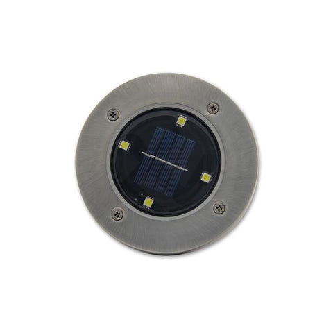 Solcelle LED Jordspot - 4 dioder m. Spyd