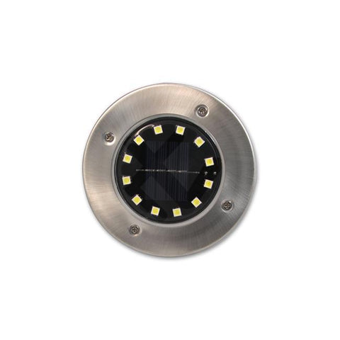 Solcelle LED Jordspot - 12 dioder m. Spyd
