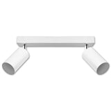 Spotskinne 2 Justerbar Hvid-LVT-OutletLamper.dk