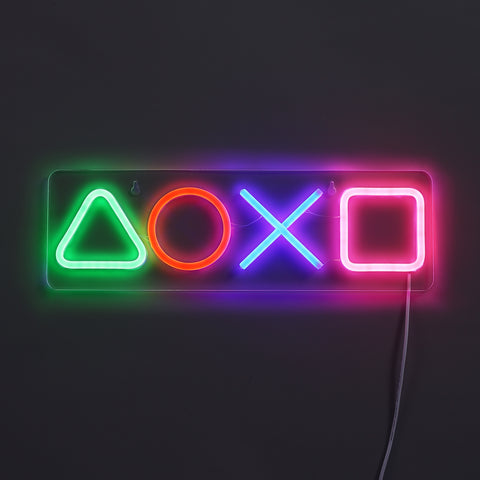 Playstation Neon Væglampe
