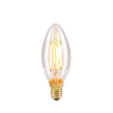 9 x LED 4W B35 Kertepære Dæmpbar E14