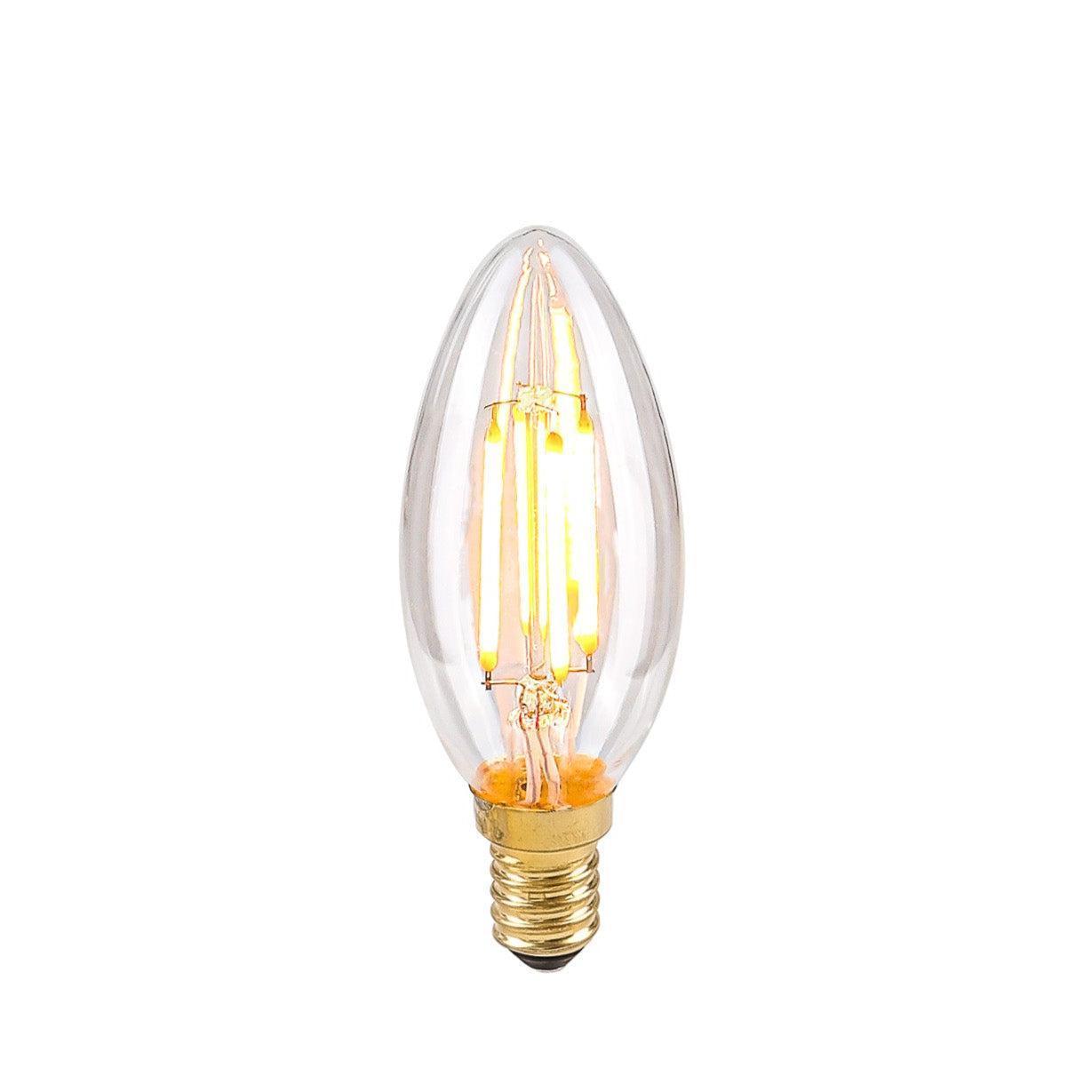 4 x LED 4W B35 Kertepære Dæmpbar E14