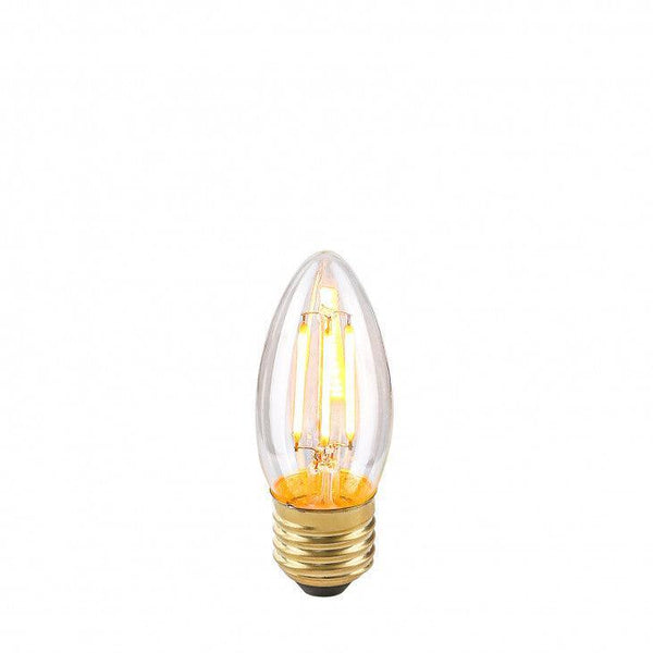 LED 4W B35 Kertepære Klar Dæmpbar E27